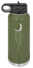 Load image into Gallery viewer, Moon Stars Laser Engraved Water Bottle
