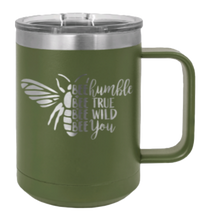Load image into Gallery viewer, Bee Humble Laser Engraved Mug (Etched)
