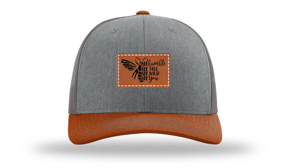 Bee Humble Leather Patch Richardson 112 Hat