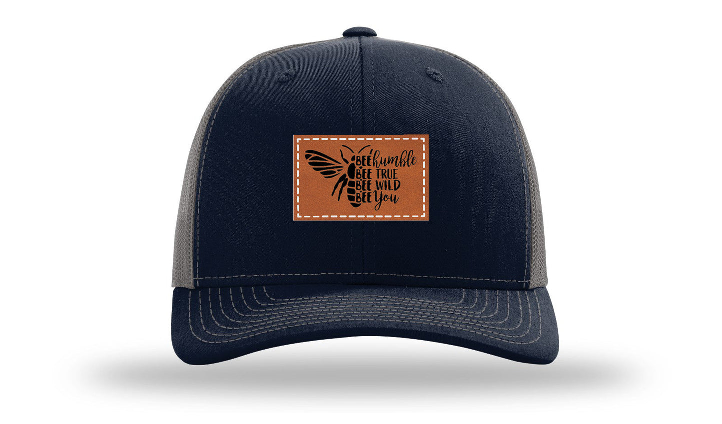 Bee Humble Leather Patch Richardson 112 Hat