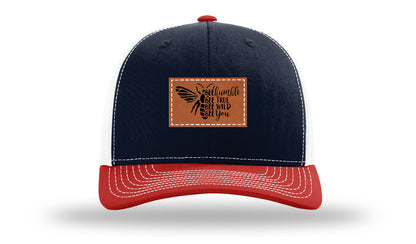 Bee Humble Leather Patch Richardson 112 Hat