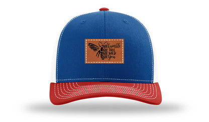 Bee Humble Leather Patch Richardson 112 Hat