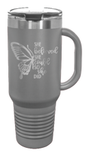 Load image into Gallery viewer, She Believed She Could 40oz Handle Mug Laser Engraved
