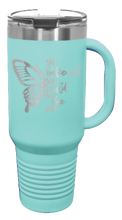 Load image into Gallery viewer, She Believed She Could 40oz Handle Mug Laser Engraved
