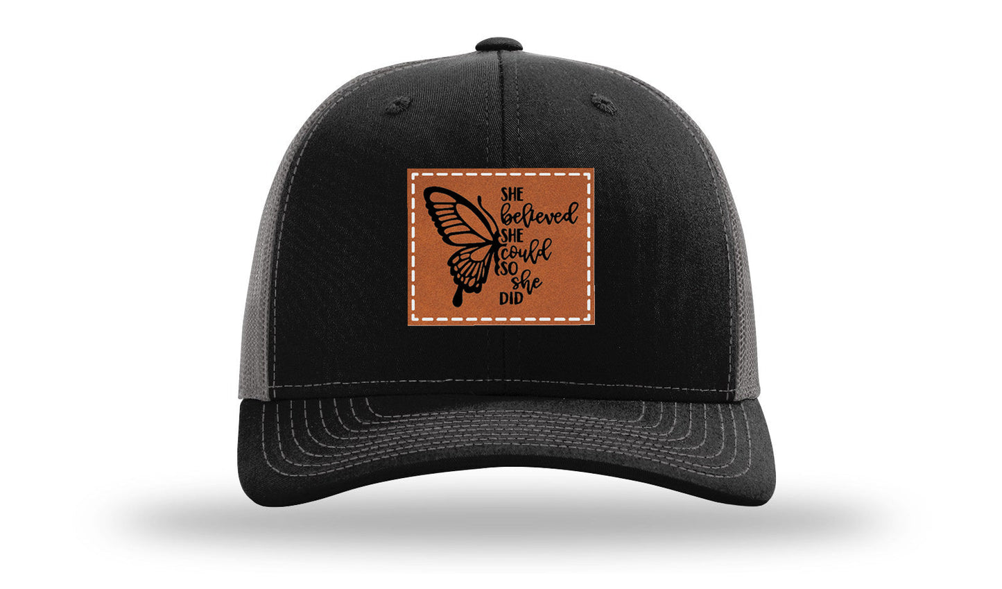 She Believed Leather Patch Richardson 112 Hat