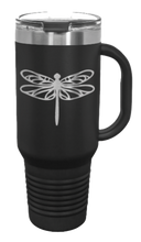 Load image into Gallery viewer, Dragonfly 40oz Handle Mug Laser Engraved
