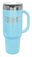 Load image into Gallery viewer, Dragonfly 40oz Handle Mug Laser Engraved
