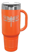 Load image into Gallery viewer, Dragonfly 40oz Handle Mug Laser Engraved
