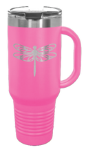 Load image into Gallery viewer, Dragonfly 40oz Handle Mug Laser Engraved
