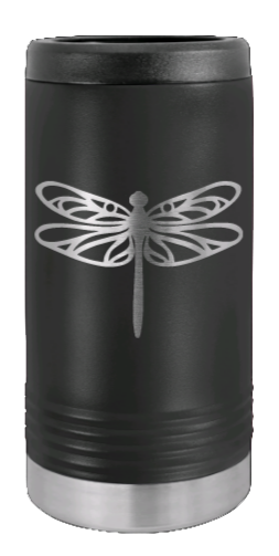 Dragonfly Laser Engraved Slim Can Insulated Koosie