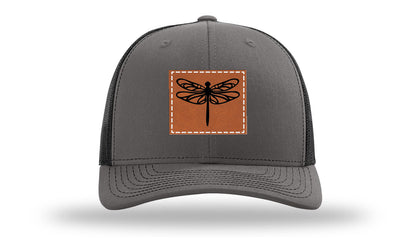 Dragonfly Leather Patch Richardson 112 Hat