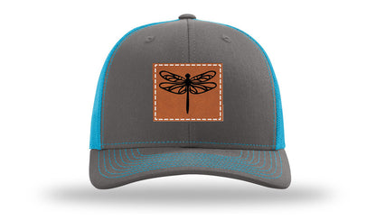 Dragonfly Leather Patch Richardson 112 Hat