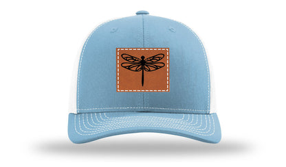 Dragonfly Leather Patch Richardson 112 Hat
