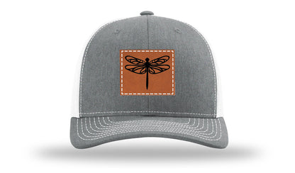 Dragonfly Leather Patch Richardson 112 Hat