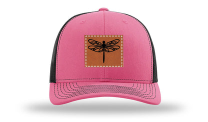 Dragonfly Leather Patch Richardson 112 Hat