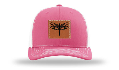 Dragonfly Leather Patch Richardson 112 Hat