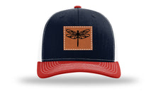 Load image into Gallery viewer, Dragonfly Leather Patch Richardson 112 Hat

