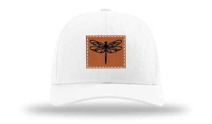 Dragonfly Leather Patch Richardson 112 Hat