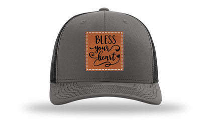 Bless Your Heart Leather Patch Richardson 112 Hat
