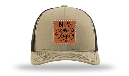 Bless Your Heart Leather Patch Richardson 112 Hat