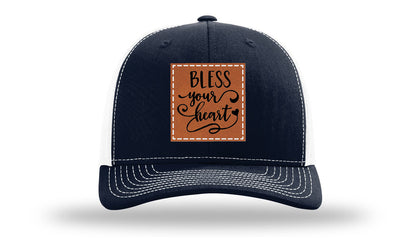 Bless Your Heart Leather Patch Richardson 112 Hat