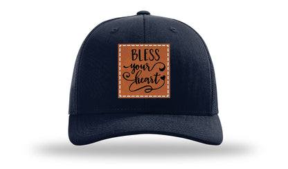 Bless Your Heart Leather Patch Richardson 112 Hat