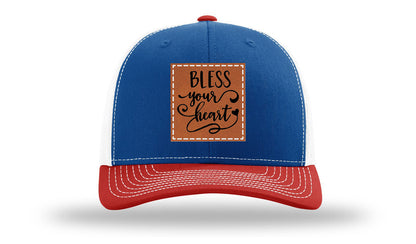 Bless Your Heart Leather Patch Richardson 112 Hat