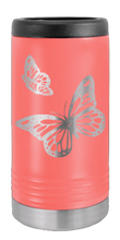 Load image into Gallery viewer, Butterfly Laser Engraved Slim Can Insulated Koosie
