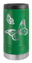 Load image into Gallery viewer, Butterfly Laser Engraved Slim Can Insulated Koosie
