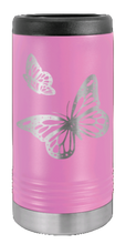 Load image into Gallery viewer, Butterfly Laser Engraved Slim Can Insulated Koosie
