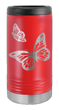 Load image into Gallery viewer, Butterfly Laser Engraved Slim Can Insulated Koosie
