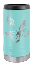 Load image into Gallery viewer, Butterfly Laser Engraved Slim Can Insulated Koosie
