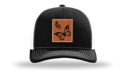 Butterflies Leather Patch Richardson 112 Hat