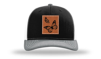 Butterflies Leather Patch Richardson 112 Hat