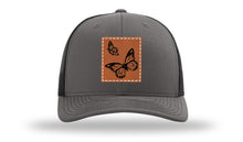 Load image into Gallery viewer, Butterflies Leather Patch Richardson 112 Hat
