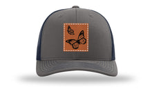 Load image into Gallery viewer, Butterflies Leather Patch Richardson 112 Hat
