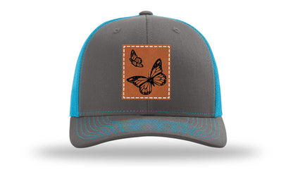 Butterflies Leather Patch Richardson 112 Hat