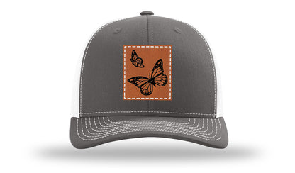 Butterflies Leather Patch Richardson 112 Hat
