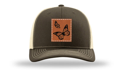 Butterflies Leather Patch Richardson 112 Hat