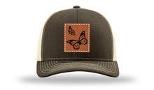 Load image into Gallery viewer, Butterflies Leather Patch Richardson 112 Hat
