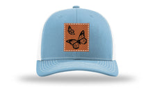 Load image into Gallery viewer, Butterflies Leather Patch Richardson 112 Hat
