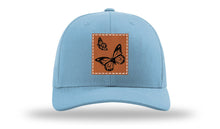 Load image into Gallery viewer, Butterflies Leather Patch Richardson 112 Hat
