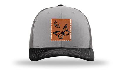 Butterflies Leather Patch Richardson 112 Hat