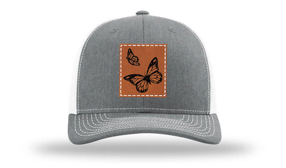Butterflies Leather Patch Richardson 112 Hat