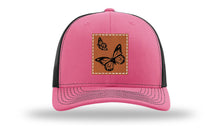 Load image into Gallery viewer, Butterflies Leather Patch Richardson 112 Hat
