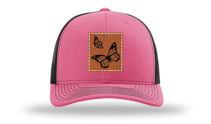 Butterflies Leather Patch Richardson 112 Hat