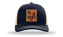 Load image into Gallery viewer, Butterflies Leather Patch Richardson 112 Hat
