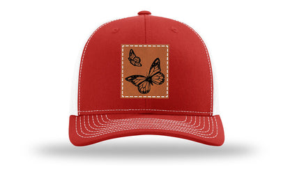 Butterflies Leather Patch Richardson 112 Hat