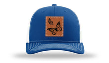 Load image into Gallery viewer, Butterflies Leather Patch Richardson 112 Hat
