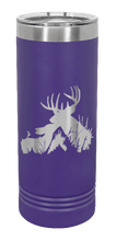 Load image into Gallery viewer, Buck Doe Laser Engraved Skinny Tumbler (Etched)
